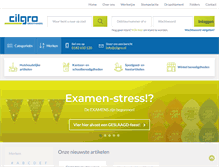 Tablet Screenshot of cilgro.nl